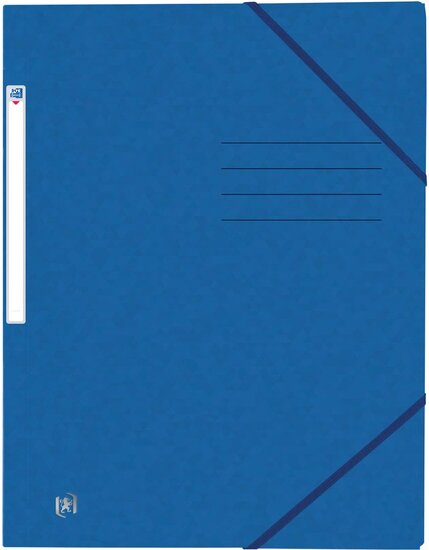 Oxford Top File+ elastomap, voor ft A4, blauw