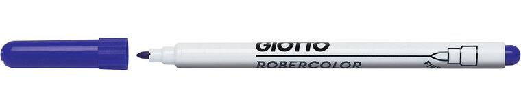 Giotto Robercolor whiteboardmarker fijn, ronde punt, blauw