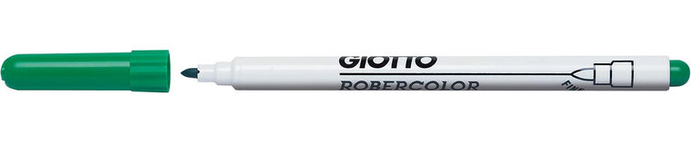 Giotto Robercolor whiteboardmarker fijn, ronde punt, groen