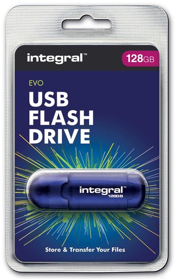 Integral Evo USB 2.0 stick, 128 GB