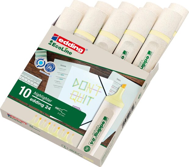 Edding Markeerstift Ecoline e-24 pastelgeel