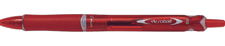 Pilot Acroball Begreen balpen,  medium punt, 0,3 mm, rood