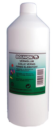 Bouhon vernislijm flacon van 1 l