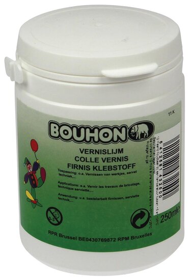 Bouhon vernislijm flacon van 250 ml