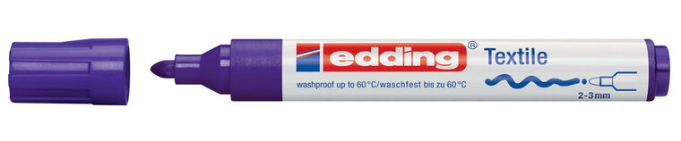 Edding textielmarker 4500 violet