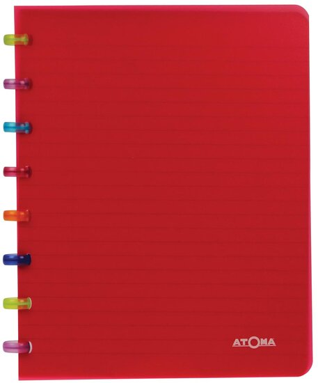 Atoma Tutti Frutti schrift, ft A5, 144 bladzijden, gelijnd, geassorteerde kleuren