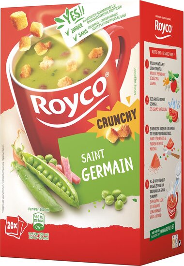 Royco Minute Soup St. Germain met croutons, pak van 20 zakjes