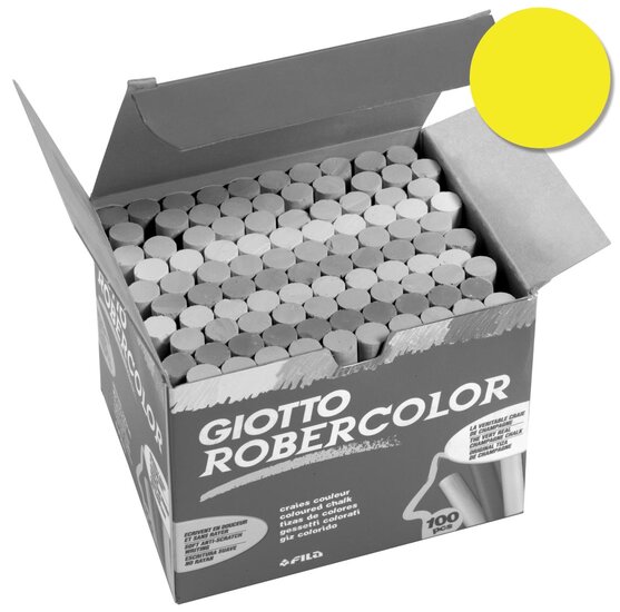 Giotto krijt Robercolor geel