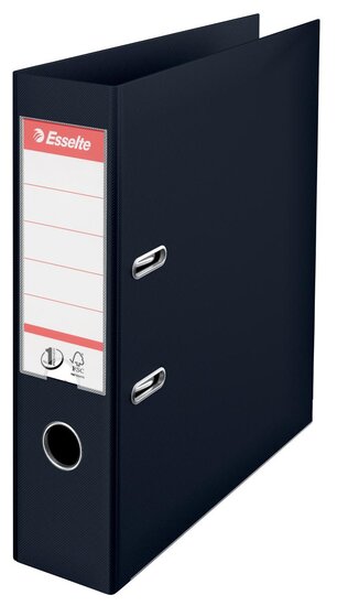 Esselte Ordner Power N&deg; 1 Vivida ft A4, rug van 7,5 cm, zwart