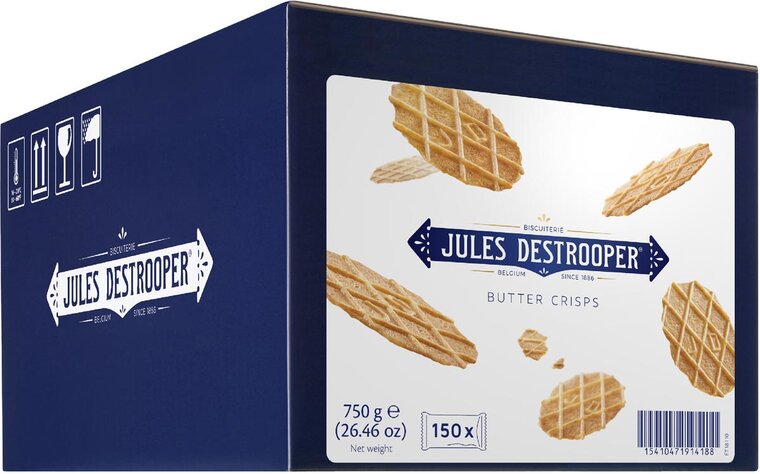 Jules Destrooper boterwafels, doos van 150 stuks