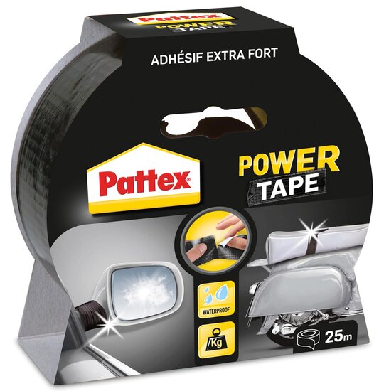 Pattex plakband Power Tape lengte: 25 m, zwart