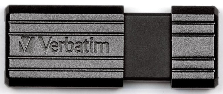 Verbatim PinStripe USB 2.0 stick, 8 GB, zwart