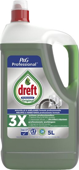 Dreft Professional Original handafwasmiddel, flacon van 5 liter