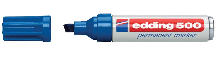 Edding permanente marker e-500 blauw