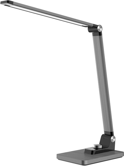 Hansa bureaulamp Breeze, LED-lamp, grijs