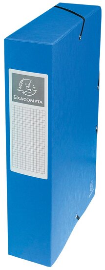 Exacompta elastobox Exabox blauw, rug van 6 cm