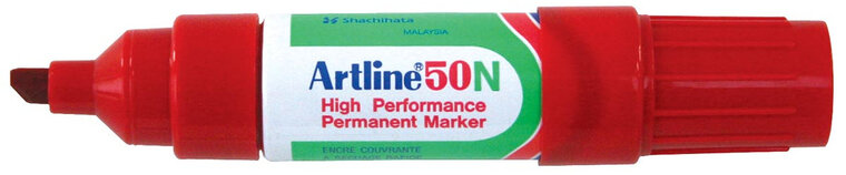 Permanent marker Artline 50N rood