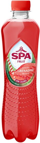 Spa Fruit Sparkling grenadine, fles van 40 cl, pak van 24 stuks