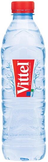 Vittel water, fles van 50 cl, pak van 24 stuks