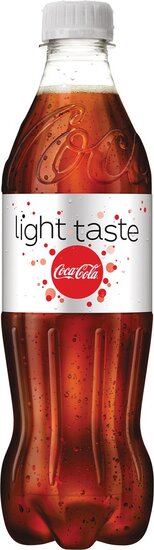 Coca-Cola Light frisdrank, fles van 50 cl, pak van 24 stuks