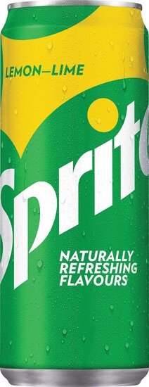 Sprite frisdrank, sleek blik van 33 cl, pak van 24 stuks