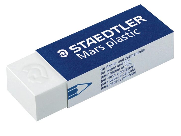 Staedtler gum Mars Plastic, doos van 20 stuks