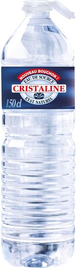 Cristaline water, fles van 1,5 liter, pak van 6 stuks