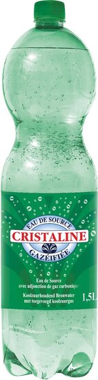 Cristaline bruiswater, fles van 1,5 liter, pak van 6 stuks