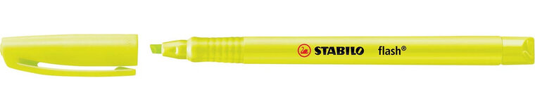 STABILO flash markeerstift, geel