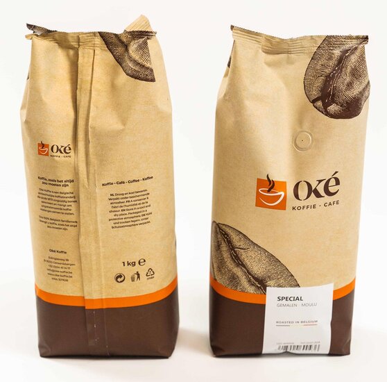 Ok&eacute; koffie, gemalen, zak van 1 kg, Special