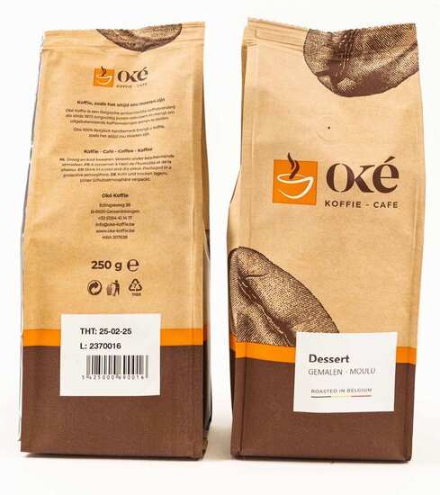 Ok&eacute; koffie, gemalen, pak van 250 g, Dessert