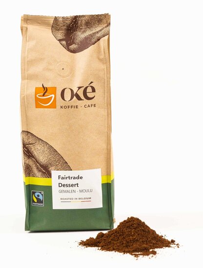 Ok&eacute; koffie, gemalen, pak van 250 g, Fairtrade Dessert