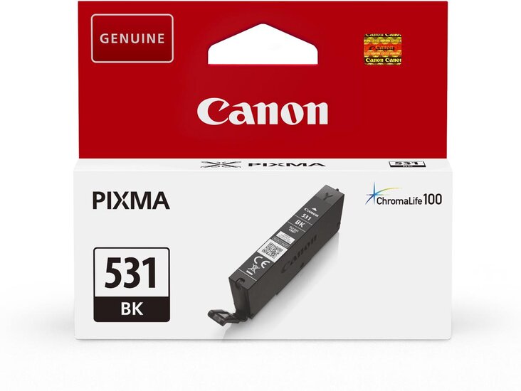 Canon inktcartridge CLI-531, 515 pagina&#039;s, OEM 6118C001, zwart