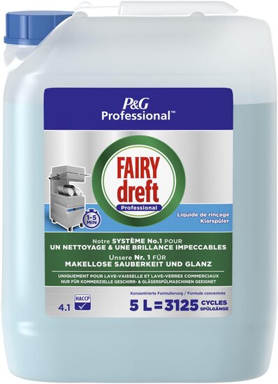 FAIRY dreft Professional spoelglansmiddel, fles van 5 l