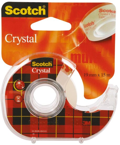 Scotch plakband Crystal ft 19 mm x 15 m