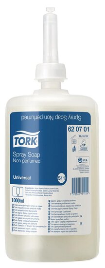 Tork vloeibare zeep, extra mild, S11, flacon van 1 liter