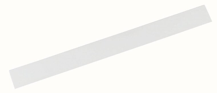 MAUL metaalstrip Standaard lijst zelfklevend 100X5cm wit