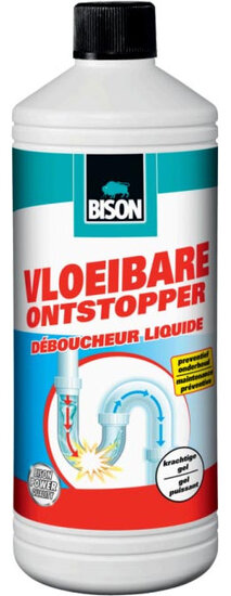 Bison vloeibare ontstopper, fles van 1 l