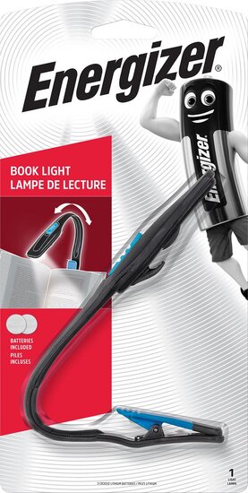 Energizer leeslamp Booklite, inclusief 2 CR2032 batterijen, op blister