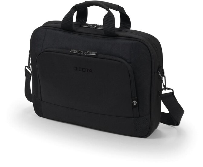 Dicota laptoptas Eco Top Traveller, voor laptops tot 14,1 inch, zwart