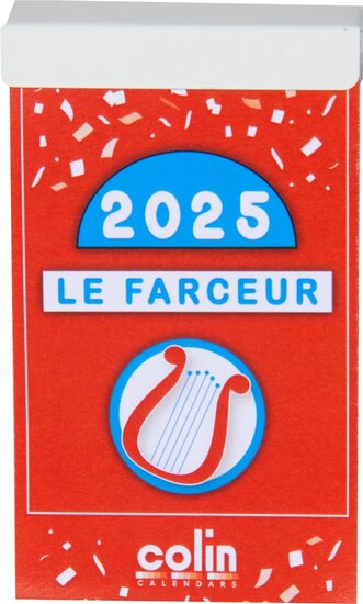 Dagblokkalender Le Farceur Fran&ccedil;ois Pirette 2025