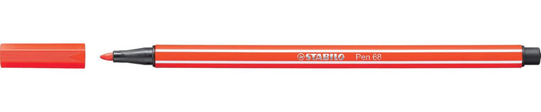 STABILO Pen 68 viltstift, rood