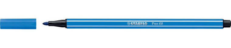 STABILO Pen 68 viltstift, donkerblauw