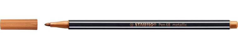 STABILO Pen 68 metallic viltstift, koper