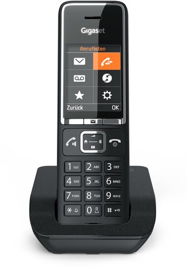 Gigaset Comfort 550 DECT draadloze telefoon, zwart