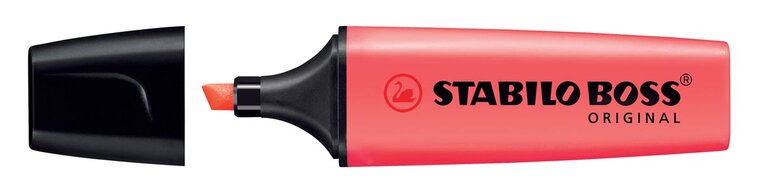 STABILO BOSS ORIGINAL markeerstift, rood