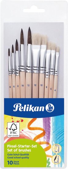 Pelikan penselenset , blister van 10 stuks