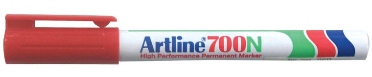 Permanent marker Artline 700N rood