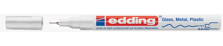 Edding glanslakmarker e-780 CR wit