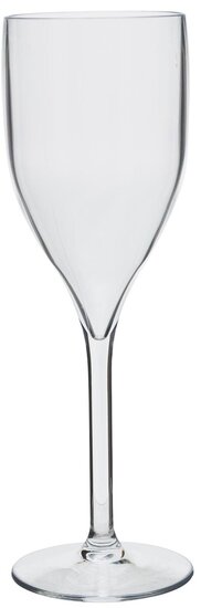 Tritan champagneglas Venus, uit kunststof, set van 6 stuks